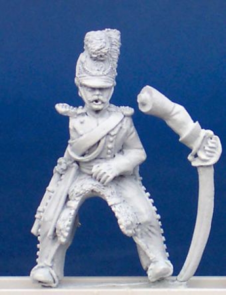 Front Rank Miniatures: BVNC7 Dragoon - Trooper Charging (Separate Pivoting Sword Arm) (6 figures)