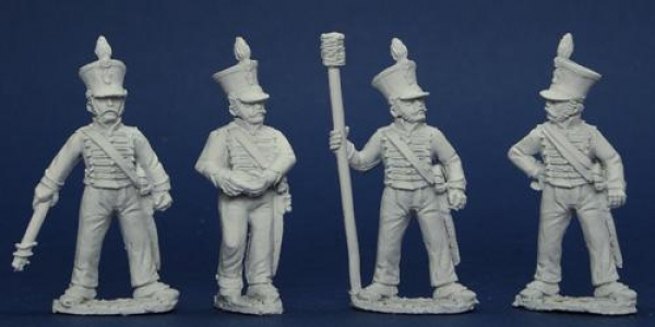 Front Rank Miniatures: BWNRPK21 Brunswick Foot Artillery Crew (4 Figures)