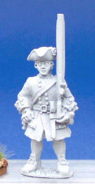 Front Rank Miniatures: DS2 Musketeer - Standing With Shouldered Musket (6 figures)