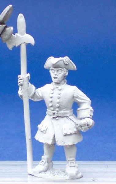 Front Rank Miniatures: DS4 Musketeer - Sergent Standing With Halberd (6 figures)