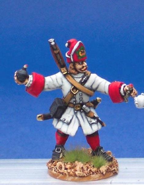 Front Rank Miniatures: DS7 Grenadier - Throwing Grenade (6 figures)