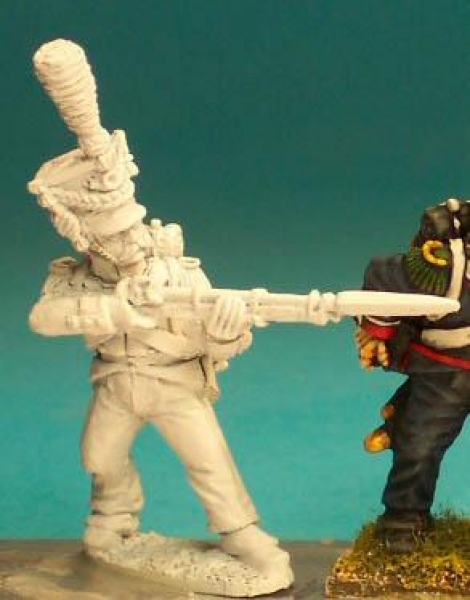 Front Rank Miniatures: DWN12 Voltigeur In Czapka - Duchy Of Warsaw - Standing Firing (6 figures)
