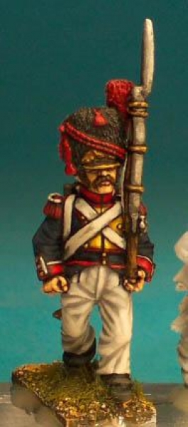 Front Rank Miniatures: DWN15 Grenadier In Bearskin - Duchy Of Warsaw - Marching (6 figures)