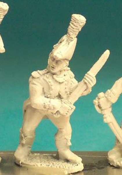 Front Rank Miniatures: DWN19 Officer In Bicorn - Duchy Of Warsaw - Officer Standing Holding Sword (6