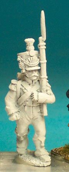 Front Rank Miniatures: DWN32 Voltigeur / Grenadier In Shako - Vistula Legion - Marching (6 figures)
