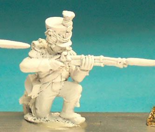 Front Rank Miniatures: DWN36 Voltigeur / Grenadier In Shako - Vistula Legion - Kneeling Firing (6 fi