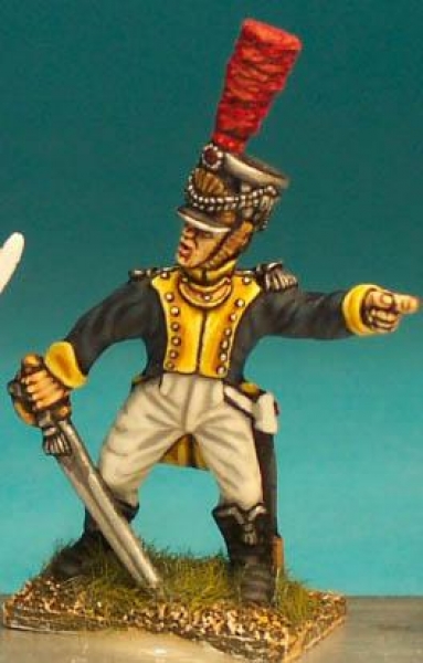 Front Rank Miniatures: DWN40 Officer In Shako - Vistula Legion - Officer Pointing (6 figures)