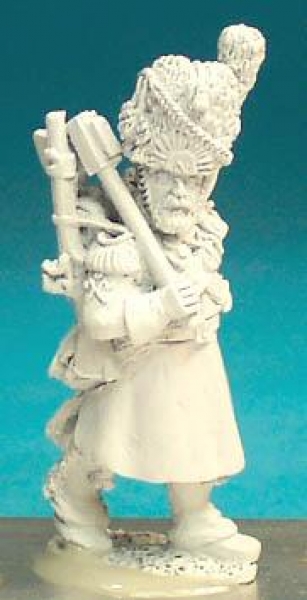 Front Rank Miniatures: DWN46 Sergent In Shako - Vistula Legion - Sapper Marching With Axe (6 figures