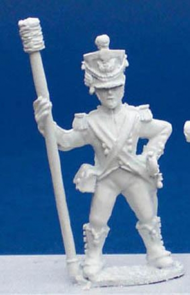 Front Rank Miniatures: DWNA1 Polish Foot Artilleryman - Gunner Standing With Ramrod (6 figures)