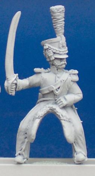 Front Rank Miniatures: DWNC13 Chasseur A Cheval - Officer At Rest, Holding Sword (6 figures)