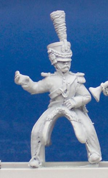 Front Rank Miniatures: DWNC14 Chasseur A Cheval - Standard Bearer (6 figures)