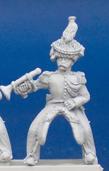 Front Rank Miniatures: DWNC15 Chasseur A Cheval - Trumpeter (6 figures)