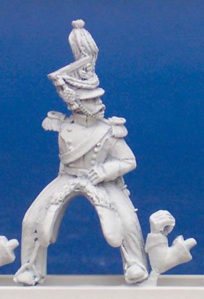 Front Rank Miniatures: DWNC2 Trooper Looking Left, Shouting, (Separate Multi Pose Lance Arm) (6 figu