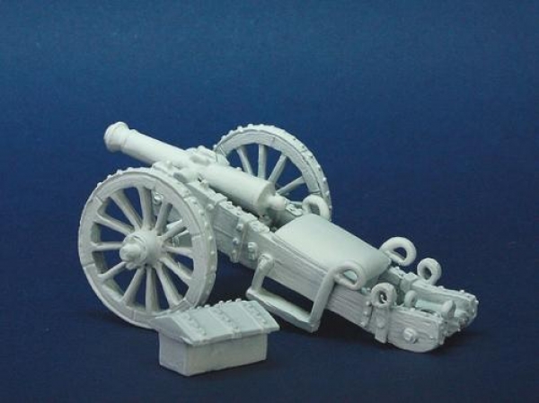 Front Rank Miniatures: EQ104 Wurttemberg 6lb Foot / Horse Artillery Gun.