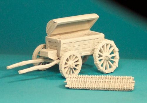 Front Rank Miniatures: EQ16 4 Wheeled Ammunition Wagon