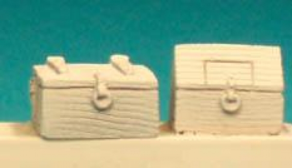 Front Rank Miniatures: EQ79 Wooden Chests [4 Per Pack]