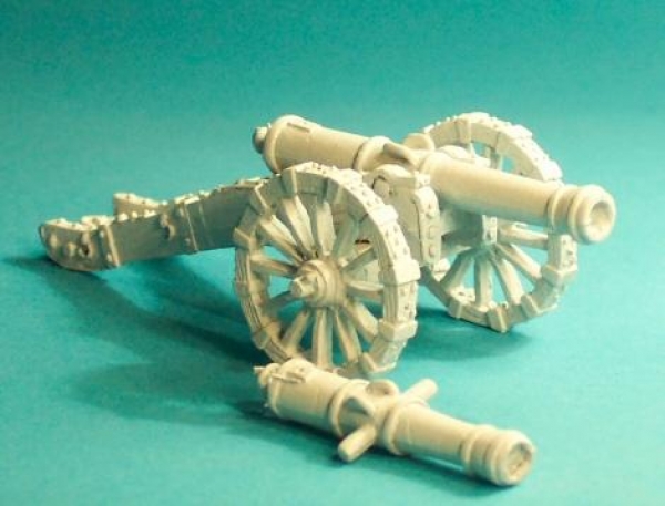 Front Rank Miniatures: EQ8 18th Century 6lb Gun
