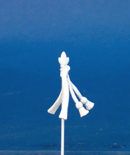 Front Rank Miniatures: EQ87 French Flag Tops, With Cravat And Tassels (6)