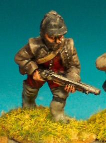 Front Rank Miniatures: FIB11 Gage's Light Infantry, Advancing, Musket Down (6 figures)