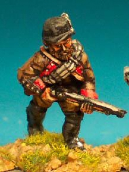 Front Rank Miniatures: FIB19 Gorham's Rangers, Advancing, Musket Down (6 figures)
