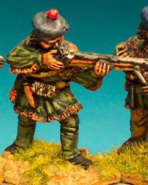 Front Rank Miniatures: FIB21 Rogers Rangers, Hunting Shirt, Standing Firing (6 figures)