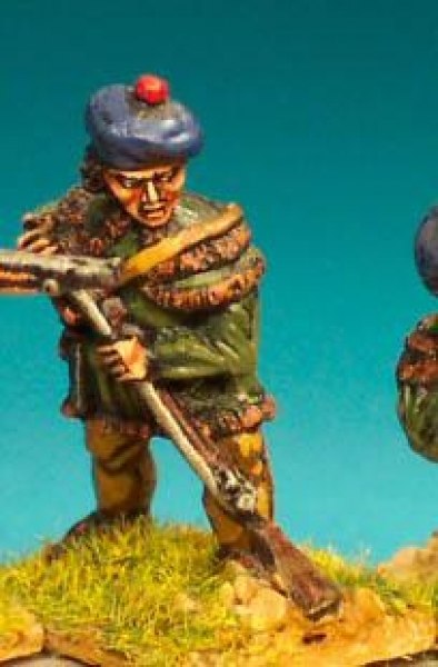 Front Rank Miniatures: FIB22 Rogers Rangers, Hunting Shirt, Loading (6 figures)