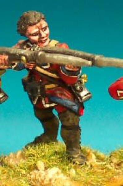 Front Rank Miniatures: FIB29 Battalion Company, Standing Firing, Bareheaded (6 figures)