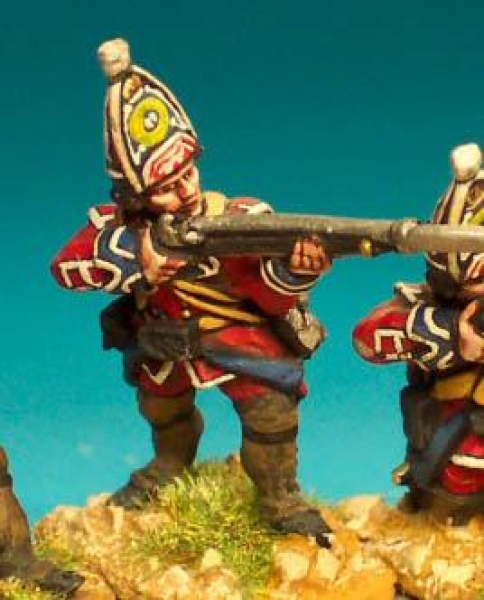 Front Rank Miniatures: FIB38 Grenadier Company, Cloth Mitre Cap, Standing Firing (6 figures)