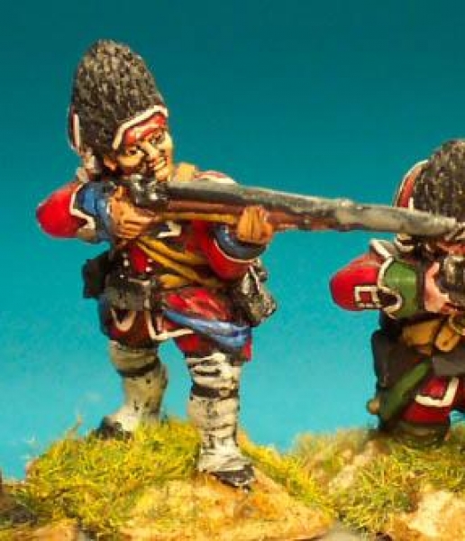 Front Rank Miniatures: FIB44 Grenadier Company, Fur Covered Mitre Cap, Standing Firing (6 figures)