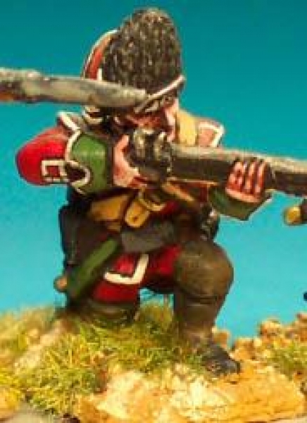 Front Rank Miniatures: FIB45 Grenadier Company, Fur Covered Mitre Cap, Kneeling Firing (6 figures)