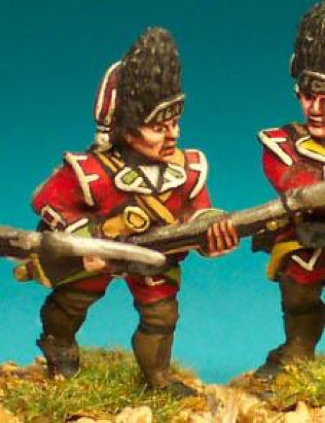 Front Rank Miniatures: FIB46 Grenadier Company, Fur Covered Mitre Cap, Advancing (6 figures)