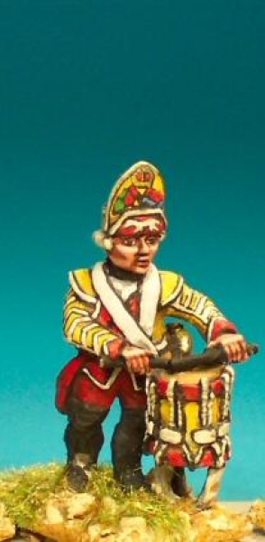 Front Rank Miniatures: FIB53 British Drummer Boy In Cloth Mitre Cap (6 figures)