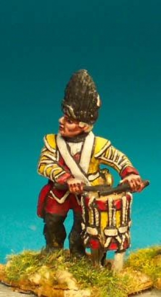 Front Rank Miniatures: FIB54 Drummer Boy, Fur Covered Mitre Cap (6 figures)