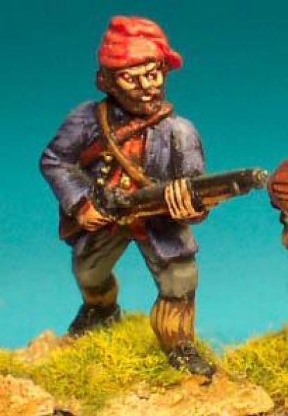 Front Rank Miniatures: FIF10 Canadian Militia, In Civilian Coat, Advancing (6 figures)