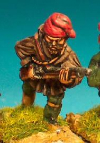 Front Rank Miniatures: FIF12 Canadian Militia, In Short Capot, Running (6 figures)