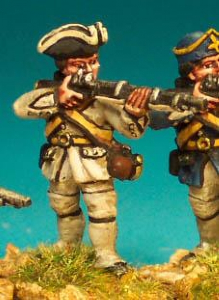 Front Rank Miniatures: FIF15 Fusilier, Tricorn, Firing (6 figures)