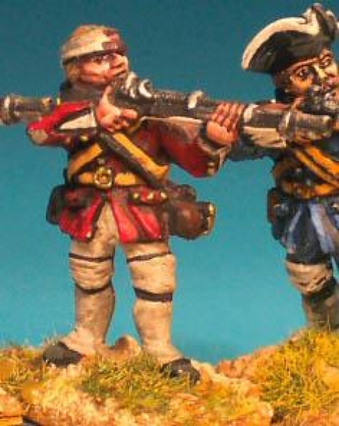 Front Rank Miniatures: FIF17 Fusilier, Bandaged Head Firing (6 figures)