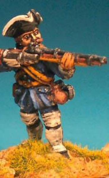 Front Rank Miniatures: FIF18 Grenadier, Tricorn, Firing (6 figures)