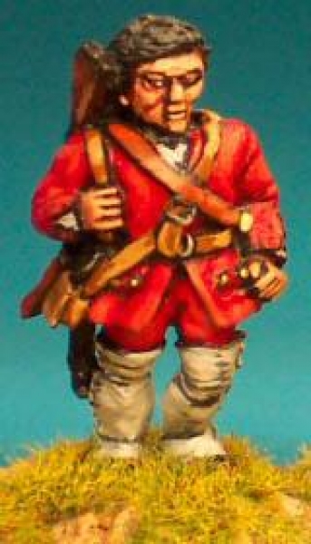 Front Rank Miniatures: FIF3 Fusilier, Bareheaded, Marching (6 figures)