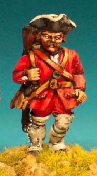 Front Rank Miniatures: FIF4 Grenadier, Tricorn, Marching (6 figures)