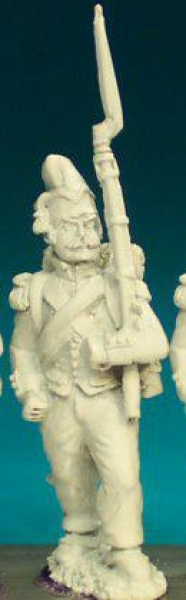 Front Rank Miniatures: FN103 Grenadier - Standing Shouldered Musket In Campaign Dress And Bonnet De 