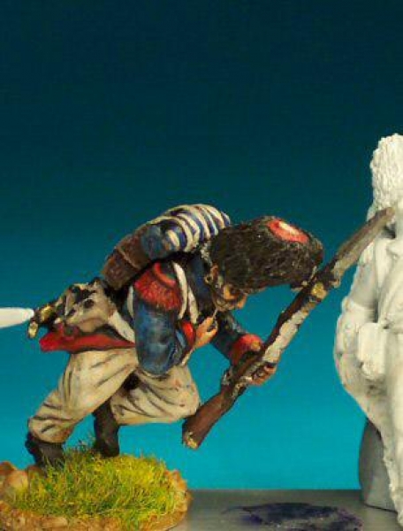 Front Rank Miniatures: FN105 Grenadier - Casualties - Casualties Falling Wounded, Campaign Dress And