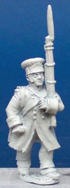 Front Rank Miniatures: FN10 Fusilier (1812-1815) - Marching, Greatcoat, Pokalem (6 figures)
