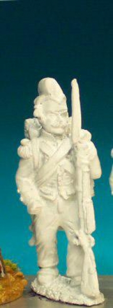 Front Rank Miniatures: FN114 Chasseur - Standing At Ease In:- - Standing At Ease In Campaign Dress A