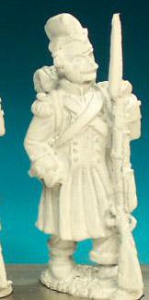 Front Rank Miniatures: FN120 Chasseur - Standing At Ease In:- - Standing At Ease In Greatcoat And Bo