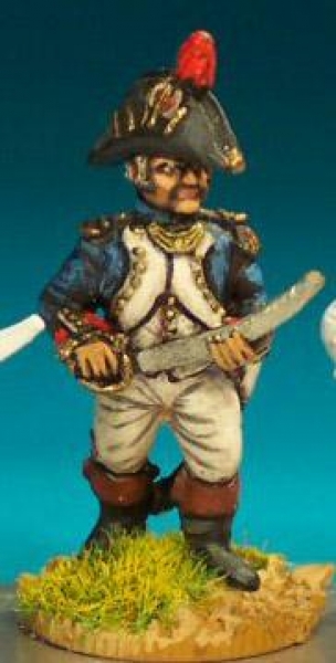Front Rank Miniatures: FN122 Officer - Officer Standing Wearing Bicorn (6 figures)