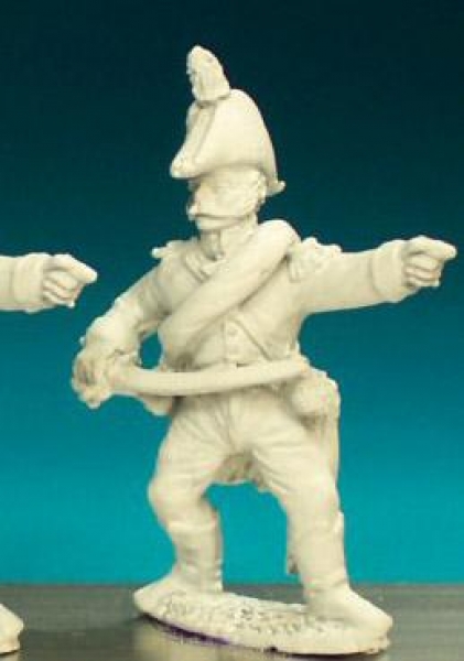 Front Rank Miniatures: FN127 Officer - Officer Standing Pointing, Surtout, Bicorn (6 figures)