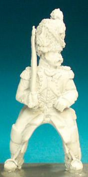 Front Rank Miniatures: FN132 Officer - Mounted Chasseur Officer In Bearskin (6 figures)