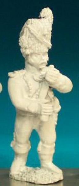 Front Rank Miniatures: FN135 Standard Bearer - Chasseur Standard Bearer, Standing, Bearskin (6 figur