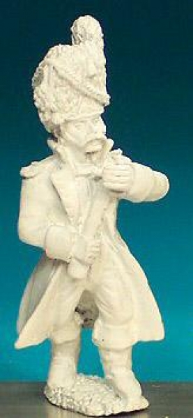 Front Rank Miniatures: FN137 Standard Bearer - Grenadier Standard Bearer, Standing, Greatcoat And Be